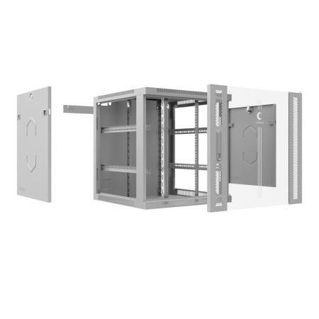 Шкаф телекоммуникационный 19" Cabeus SH-05F-6U60/45, настенный 6U