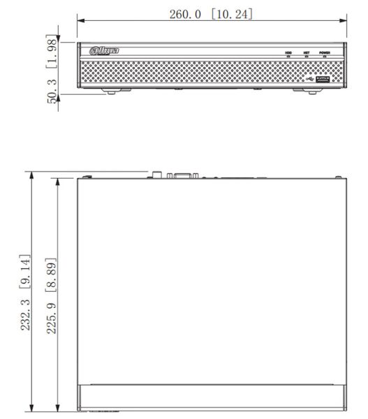 IP-видеорегистратор 4-канальный PoE Dahua DHI-NVR2104HS-P-S3