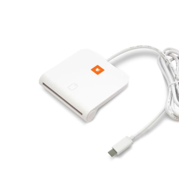 Универсальный контактный считыватель карт ESMART® Reader SINGLE серии USB (ER4332), разъем USB-C