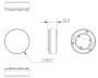 Беспроводной датчик протечки воды Dahua DHI-ARD912-W2(868)
