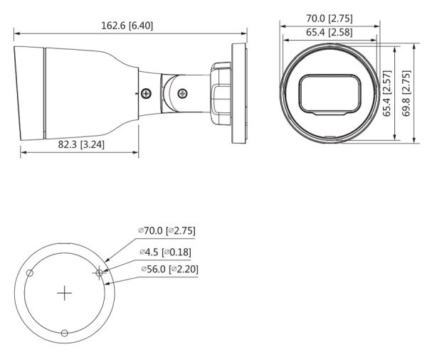 IP-видеокамера уличная 4Мп Dahua DH-IPC-HFW1431S1P-0280B-S4
