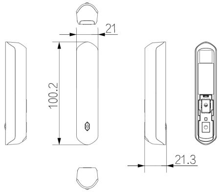 Беспроводной датчик двери Dahua DHI-ARD324-W2(868) магнитоконтактный, улучшенный (геркон) Беспроводной датчик двери Dahua DHI-ARD324-W2(868) магнитоконтактный, улучшенный (геркон)