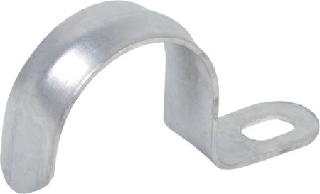 Скоба крепежная металлическая 25 мм однолапковая (PR08.2536) Скоба крепежная металлическая 25 мм однолапковая (PR08.2536)
