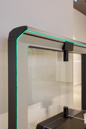Боковая секция распашного турникета Magnetic mWing FMWI_AL Slave без створок