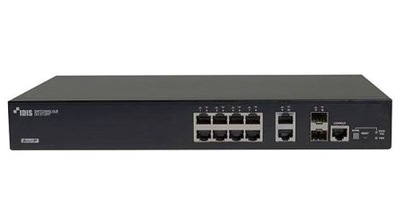 12-ми портовый гигабитный PoE коммутатор DirectIP™ IDIS DH-2212PF