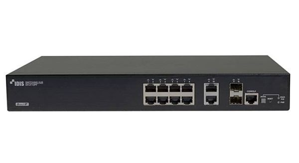 12-ми портовый гигабитный PoE коммутатор DirectIP™ IDIS DH-2212PF