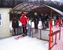 Турникет-трипод PERCo-TTR-04.1R из окрашенной стали, светло-бежевый (с планками)