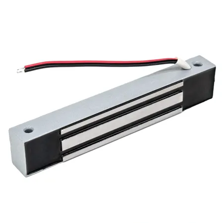 Электромагнитный замок AccordTec ML-100K с уголком, серебряный металлик Электромагнитный замок AccordTec ML-100K с уголком, серебряный металлик