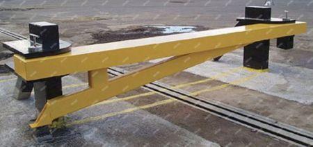 Противотаранный механический шлагбаум БУК ПТШ Р 5000Р.3С, распашной Противотаранный механический шлагбаум БУК ПТШ Р 5000Р.3С, распашной