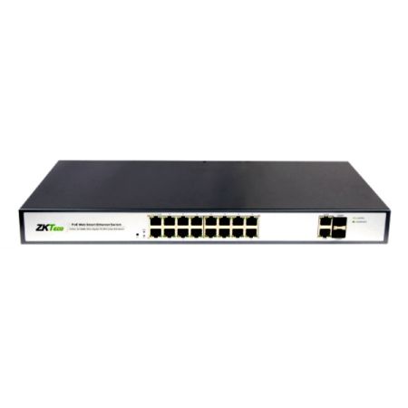 16-портовый PoE-коммутатор ZKTeco PE16-180