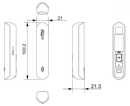Беспроводной датчик двери Dahua DHI-ARD323-W2(868) магнитоконтактный (геркон) Беспроводной датчик двери Dahua DHI-ARD323-W2(868) магнитоконтактный (геркон)