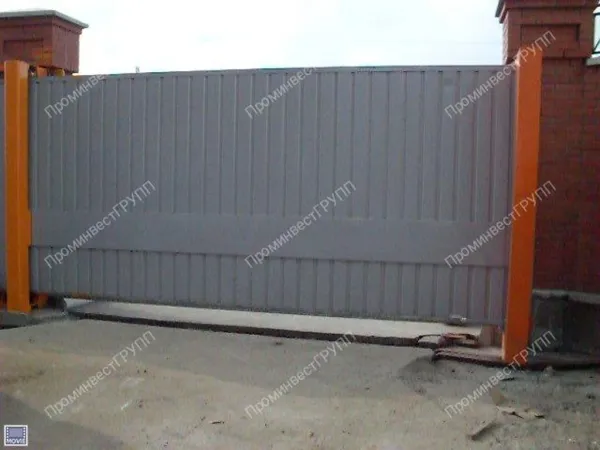 Противотаранные ворота ВПО-L откатные, электромеханические Противотаранные ворота ВПО-L откатные, электромеханические