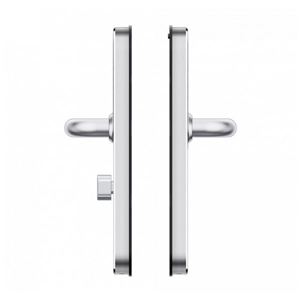 Электронный биометрический замок Novilock Home Plus v.4239 silver, под DIN цилиндр,IP55