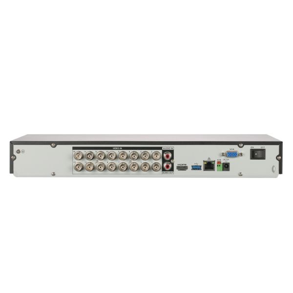 16-канальный HDCVI-видеорегистратор 4K Dahua DH-XVR5216AN-4KL-I3 с распознаванием лиц