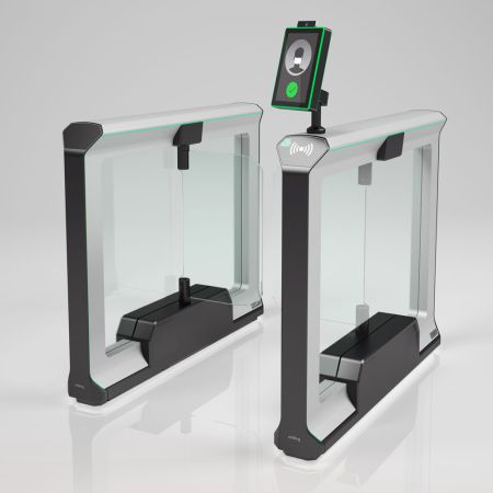 Боковая секция распашного турникета Magnetic mWing FMWI_AL Slave без створок