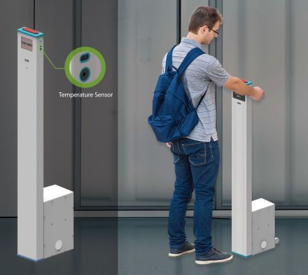 Бесконтактный инфракрасный термометр ZKTeco ZK-TD95 для измерения температуры тела