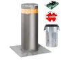 Комплект автоматического противотаранного барьера FAAC J275 HA 2K20 INOX (800 мм) с фундаментным коробом