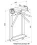 Биометрическая электронная проходная PERCo-KT02.9B