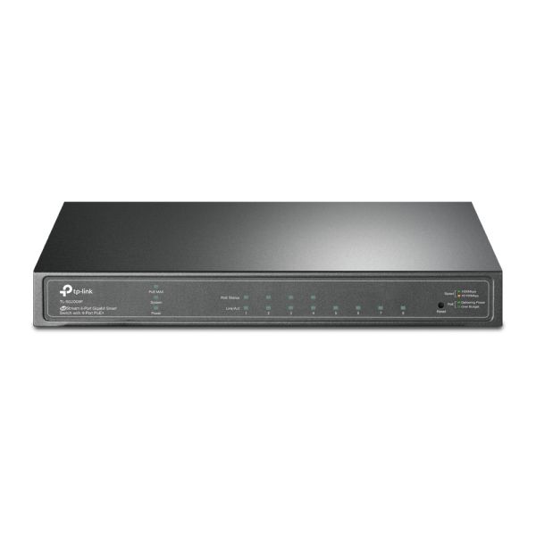8-портовый гигабитный Smart коммутатор TP-Link TL-SG2008P V1 с 4 портами PoE+