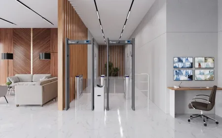 Арочный металлодетектор Блокпост PC Vx 1800 (18/12/6), IP65, с видеонаблюдением