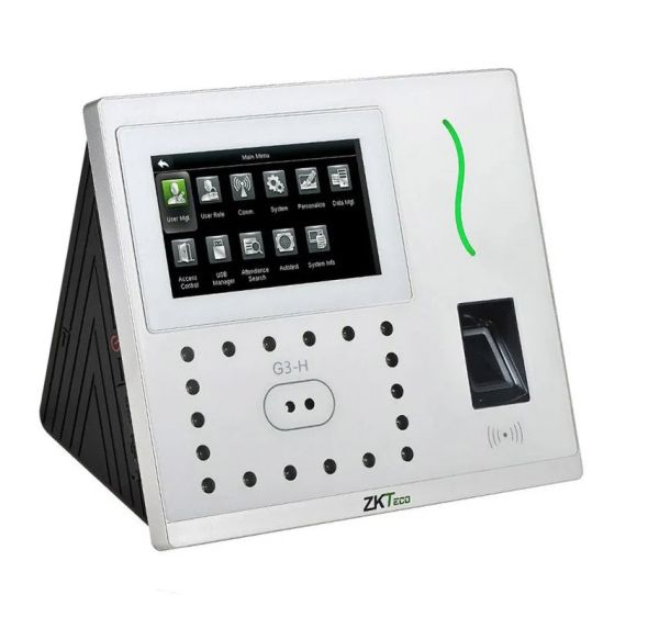 Биометрический терминал учета рабочего времени ZKTeco G3-H с распознаванием лиц, отпечатков и карт EM-Marine