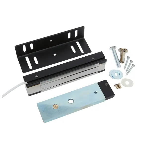 Электромагнитный замок AccordTec ML-200K-3 Premium Black с уголком