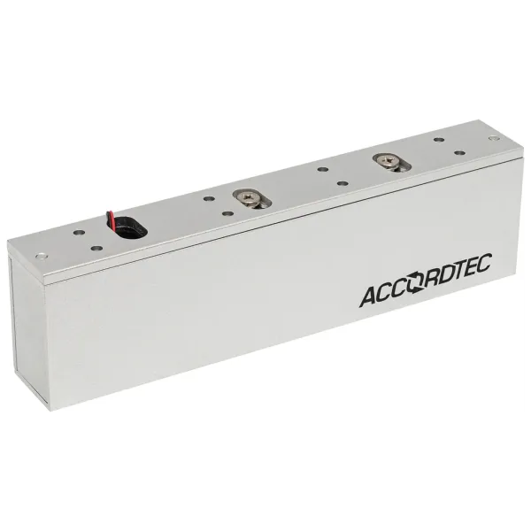 Электромагнитный замок AccordTec ML-500AL с герконом и датчиком Холла, серебро