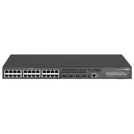 Коммутатор агрегации 28-портовый Dahua DH-AS5500-24GT4XF, управляемый, уровень L3