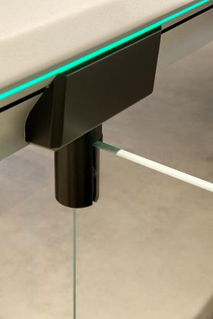 Боковая секция распашного турникета Magnetic mWing FMWI_AL Slave без створок