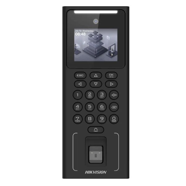 Терминал доступа Wi-Fi HikVision DS-K1T321MFWX с распознаванием лиц, отпечатков пальцев, карт Mifare