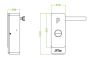 Комплект автоматического шлагбаума ZKTeco BG1060R Wi-Fi с телескопической стрелой 6 метров