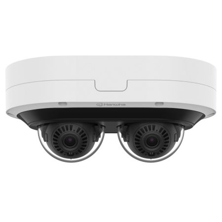 Мультисенсорная IP-видеокамера 2х 6Мп Wisenet PNM-12082RVD с 2-мя моторизованными объективами 3.5-6.7 мм