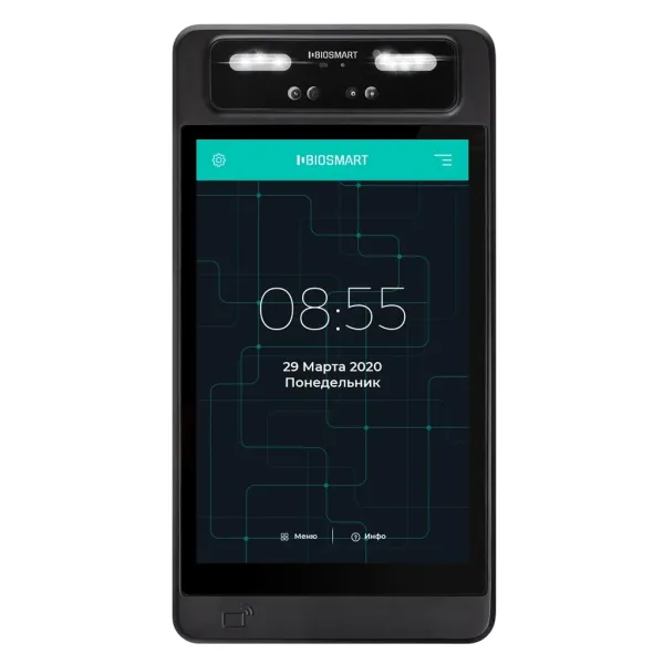 Терминал биометрический BioSmart Quasar EM идентификации по лицу и RFID-картам