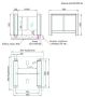 Боковой модуль распашного турникета Gotschlich Axioma DF 1025H (900 мм) (6AXI1EC-BS/BM)