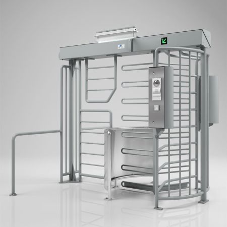 Полноростовой моторизированный турникет Magnetic MPB 112 (MPB112AA141) с моторизированной калиткой для велосипеда из нерж. стали
