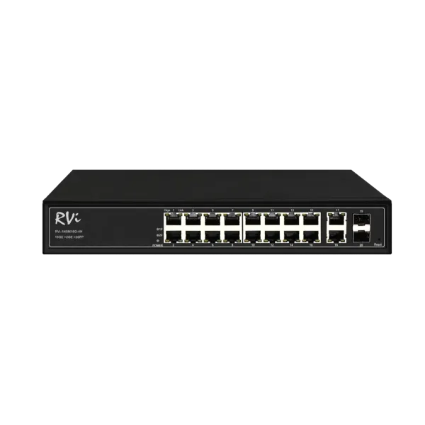 Коммутатор RVi-1NSM16G-4H управляемый L2 сетевой
