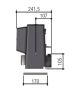 Комплект автоматики Came BX608AGS Combo для откатных ворот (BX608 KIT)