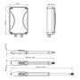 Привод ZKTeco ZK-SW300DC для откатных ворот до 300 кг