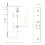 Электронный замок для гостиниц ZKTeco LH3600 с RFID считывателем Mifare