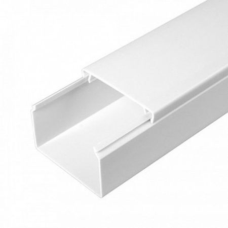 Кабель-канал 60х40 мм, белый, 2 м Кабель-канал 60х40 мм, белый, 2 м
