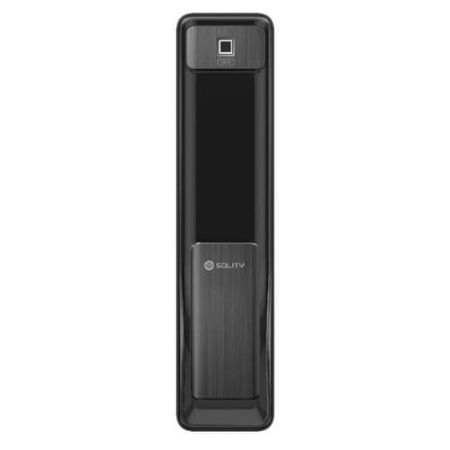 Электронный замок биометрический Solity GSP-2000BKF Black по отпечатку пальца, двухригельный