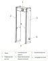 Металлодетектор арочный ZKTeco ZK-D2180