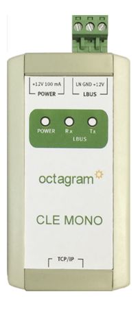 Конвертер TCP/IP для контроллера А1 Octagram CLEMP, до 32 контроллеров на шину LBUS, Antipassback