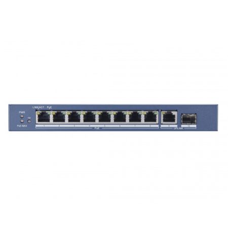 Неуправляемый 8-портовый PoE коммутатор HikVision DS-3E0510P-E