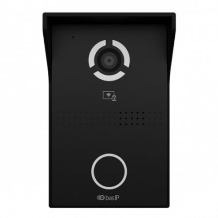 Вызывная панель Bas-IP AV-03BD Black с сенсорной кнопкой и UKEY