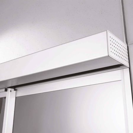 Комплект 2-створчатой раздвижной двери с приводом dormakaba ES 200 и створками FLEX kit.