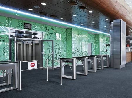 Механическая секция ограждения «Антипаника» PERCo BH02