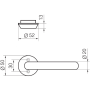 Ручка дверная Abloy Presto 3-20 для аварийных выходов