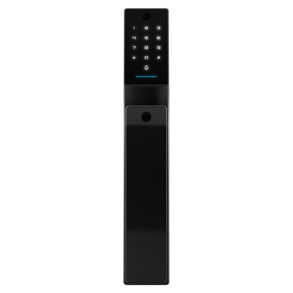 Электронный биометрический замок Moorgen T3+ без врезной части, видеоглазок, Wi-Fi