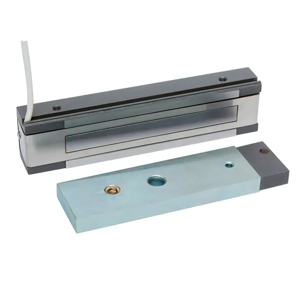 Электромагнитный замок AccordTec ML-200K-3 Premium Grey с уголком